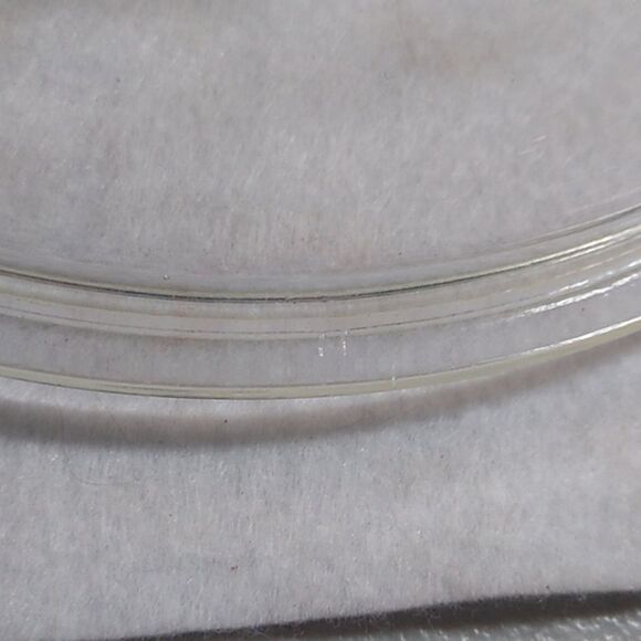 Clear Glass Lid #406 Knob texture glass ring number 11 on outer ring - Picture 3 of 7